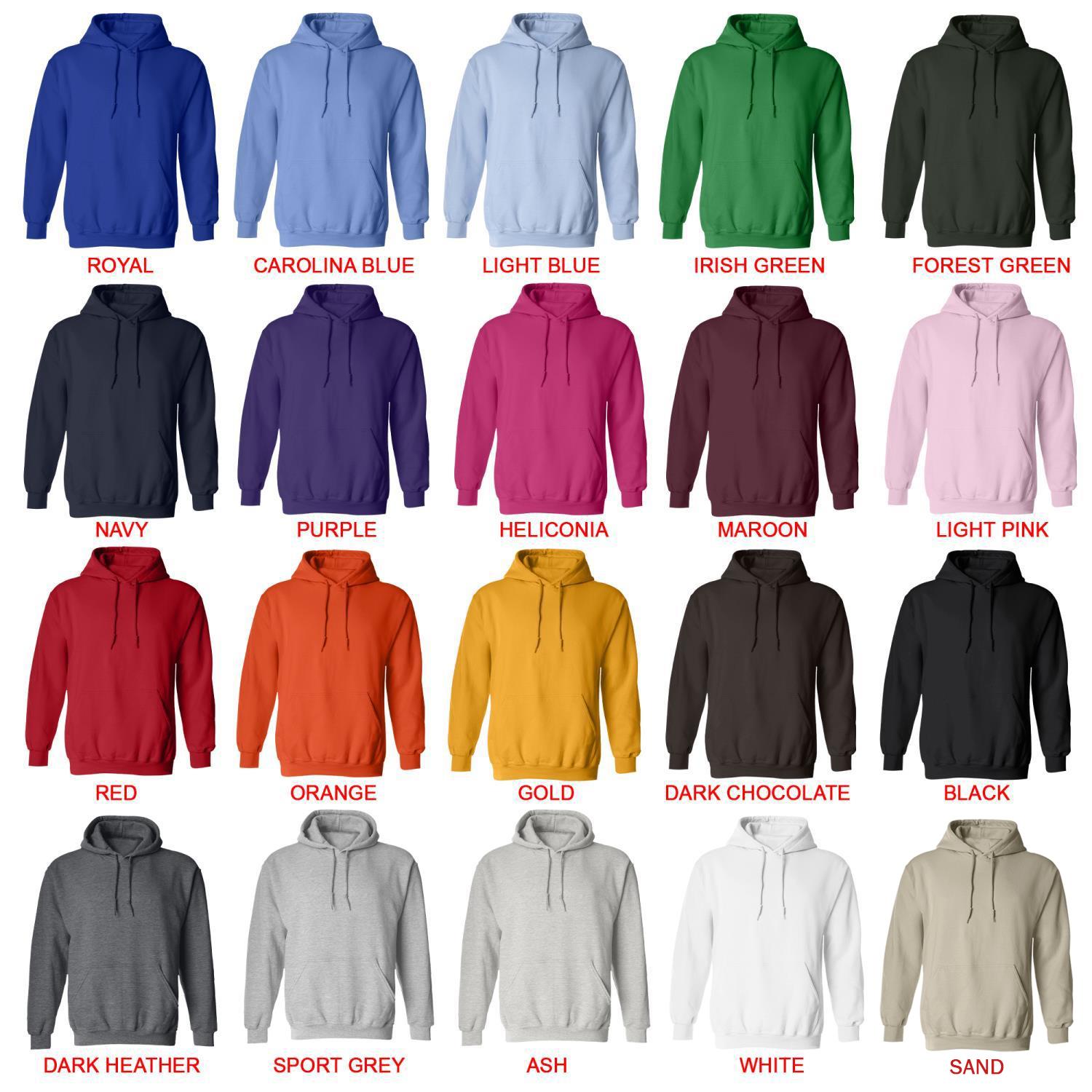 hoodie color chart - Tarot Merchandise