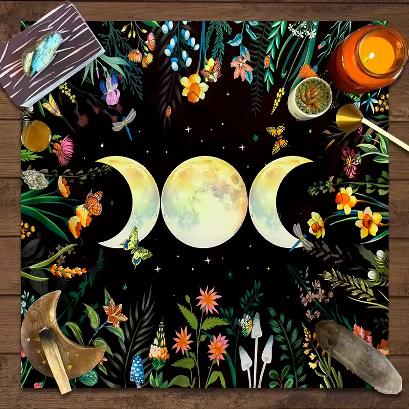 Tarot Astrology Moon Reading Cloth
