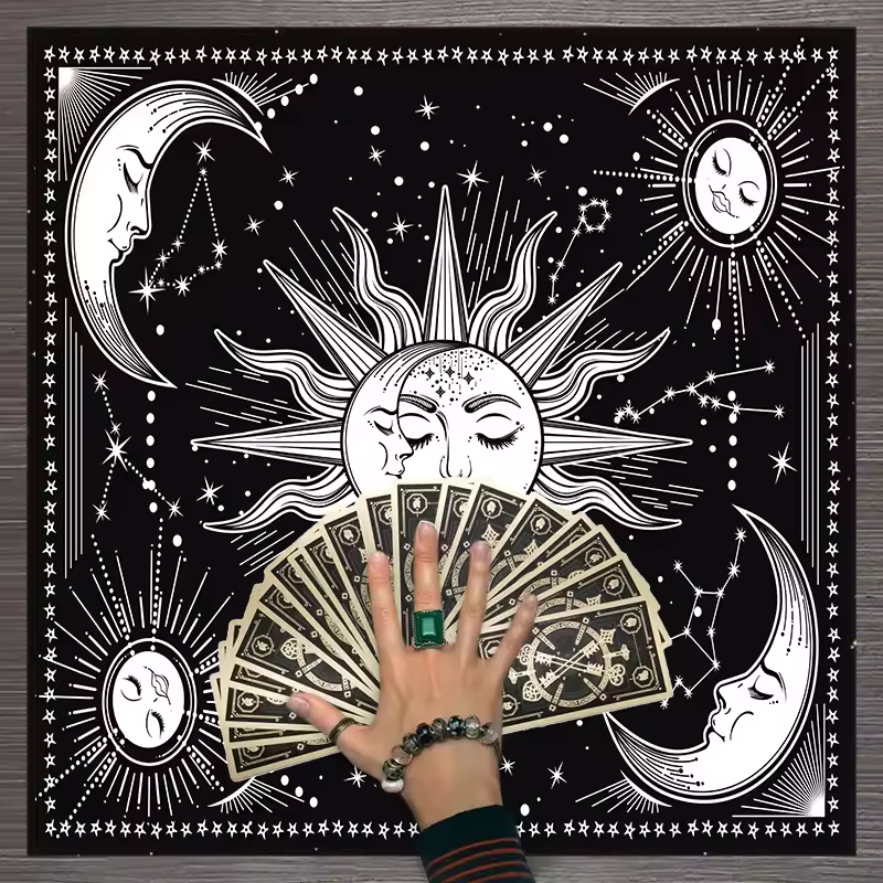 Tarot Mystical Pattern Reading Cloth