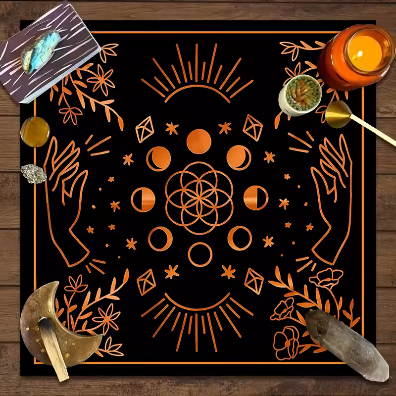 Tarot Mystic Star Reading Cloth