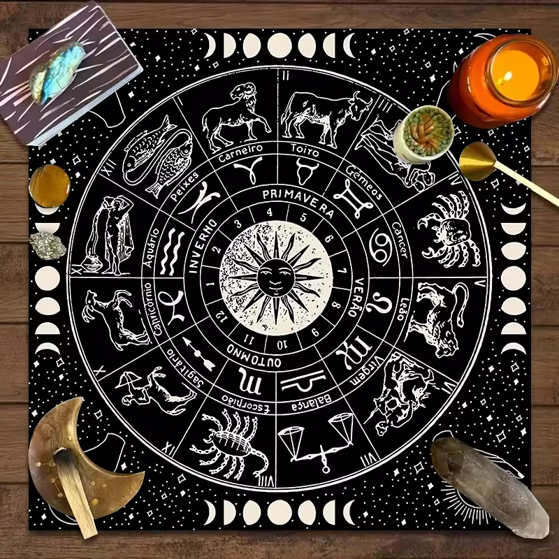 Tarot Spiritual Celestial Reading Cloth