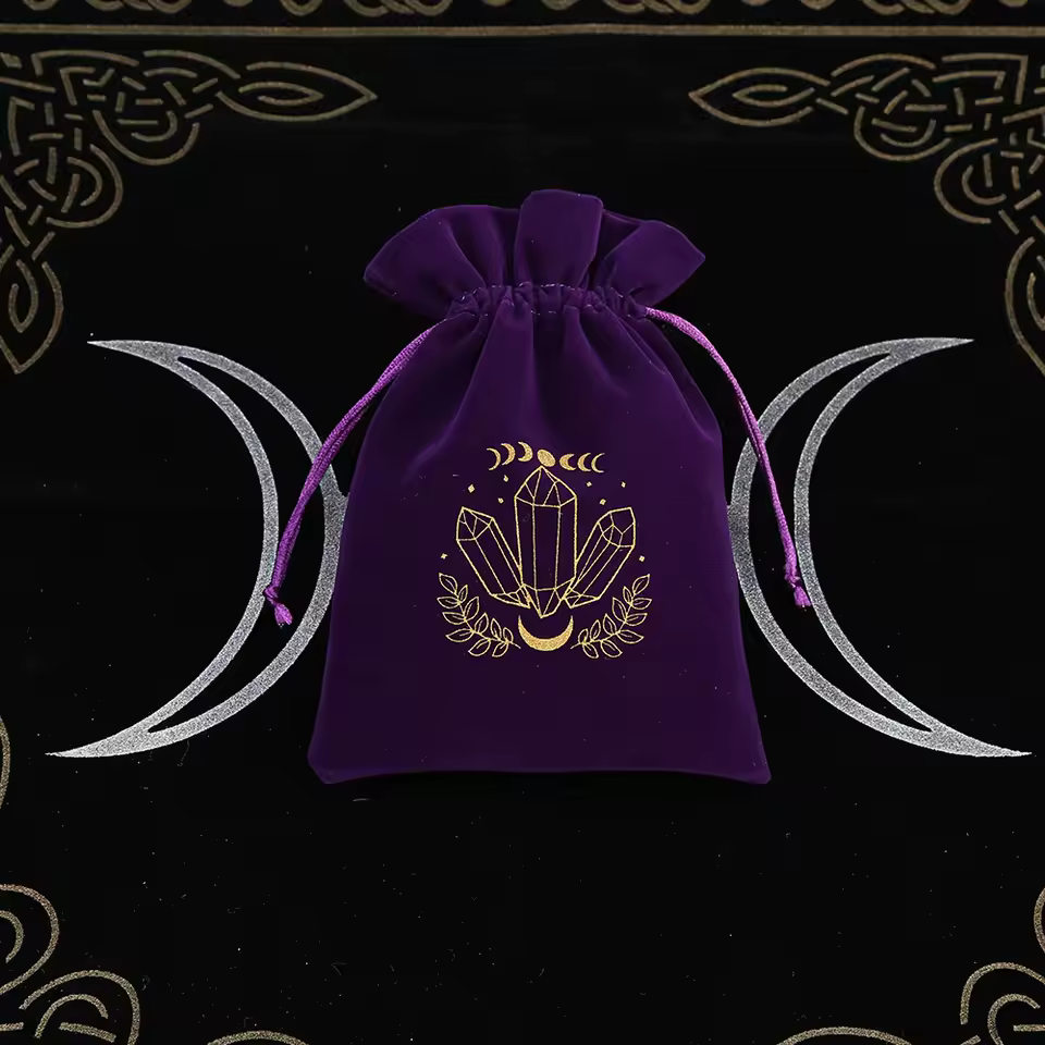 Tarot Spiritual Mystic Velvet Card Pouch
