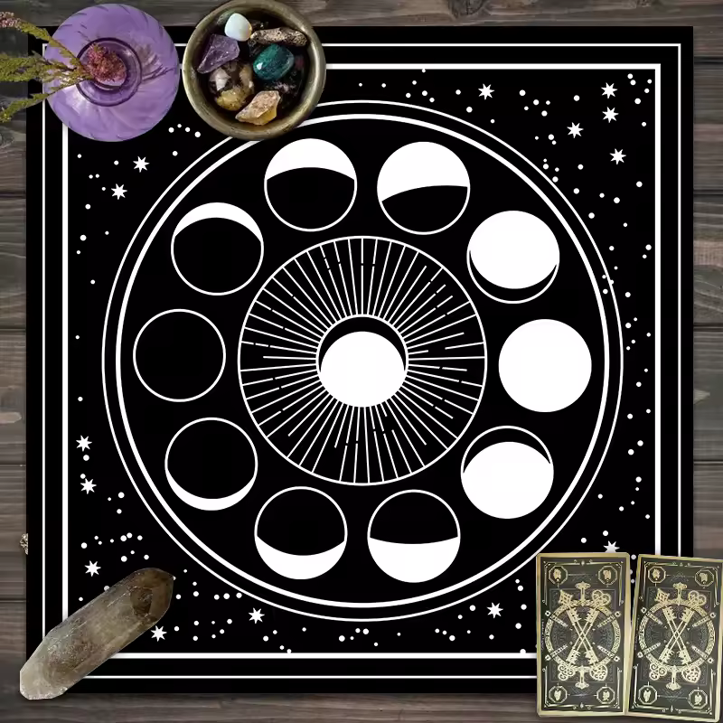 Tarot Cosmic Moon Reading Cloth
