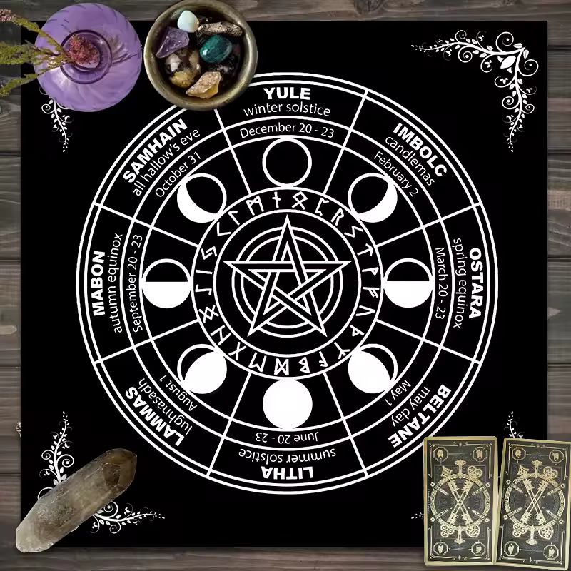 Tarot Spiritual Mystic Reading Cloth