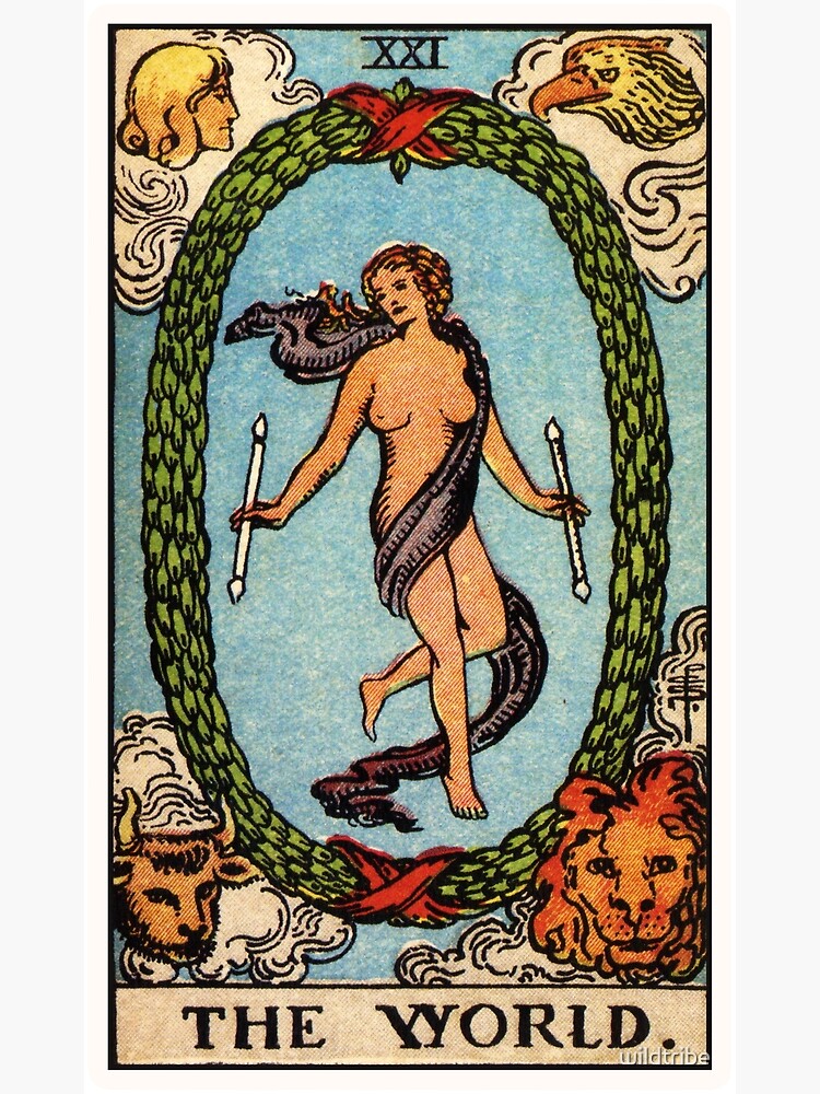 The World Xxi Tarot Design Shower Curtain - Image 2