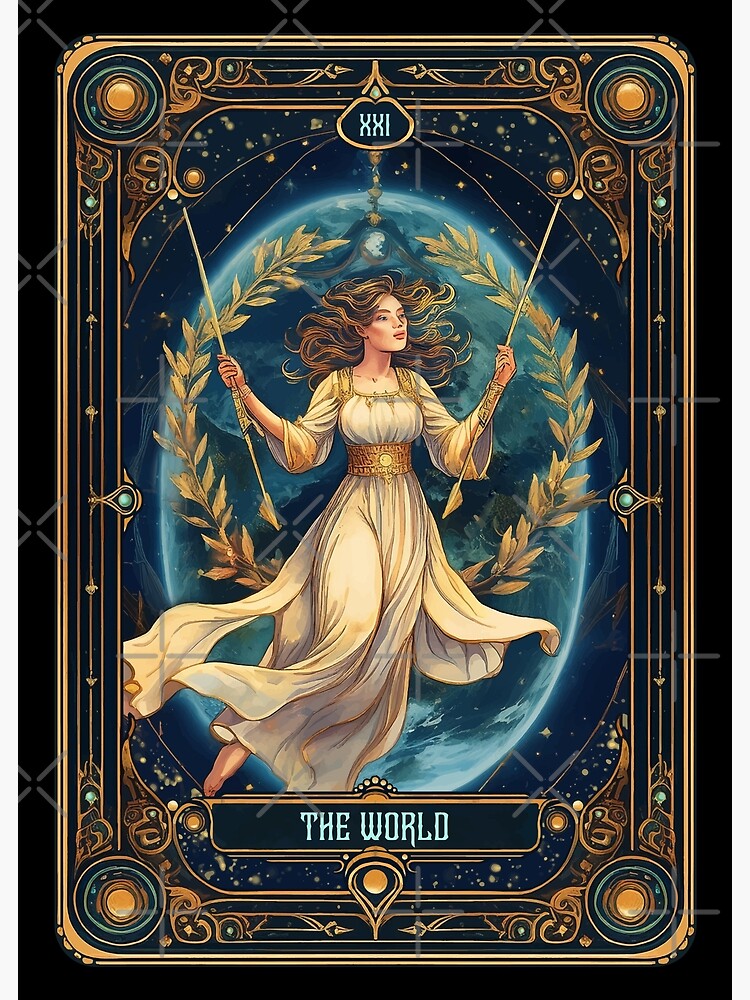 The World Tarot Classic Design Shower Curtain - Image 2