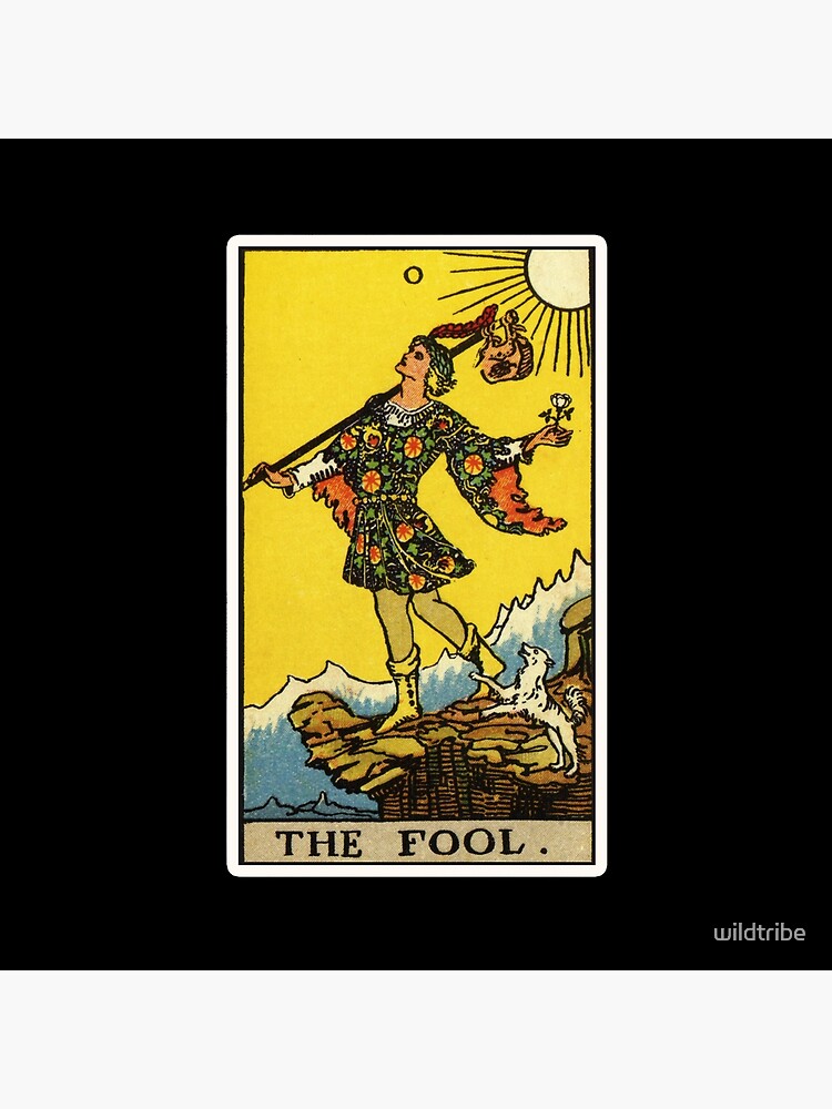 The Fool Zero Tarot Design Tapestry - Image 2