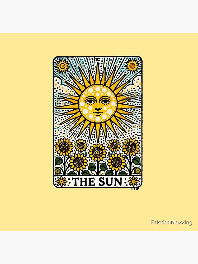 The Sun Tarot Mystic Design Tapestry - Image 2