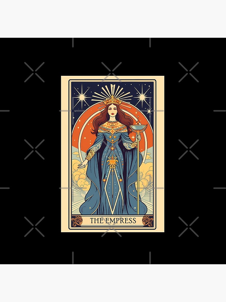 The Empress Mystic Majesty Tarot Design Tapestry - Image 2