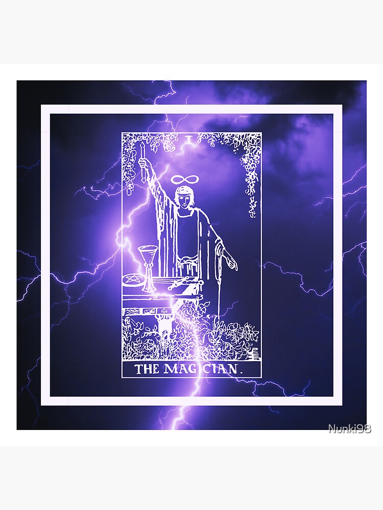 The Magician Manifestation Universe Tarot Design Tapestry - Image 2