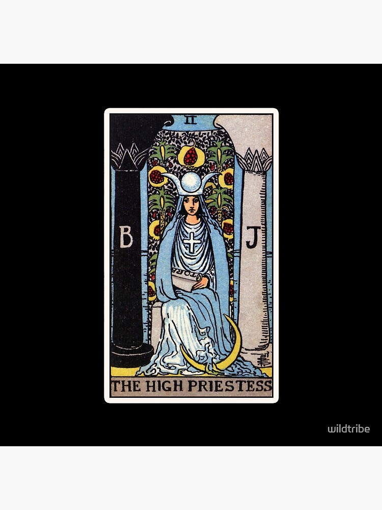 The High Priestess Ii Arcana Design Tapestry - Image 2