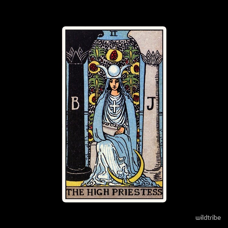 The High Priestess Ii Arcana Design Tote Bag - Image 2