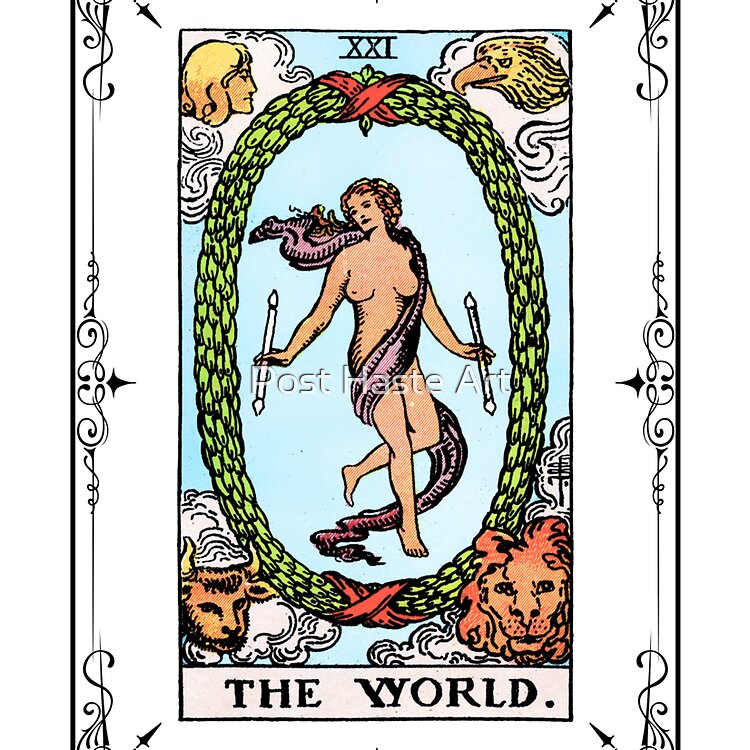 The World Tarot Mystic Design Tote Bag - Image 2