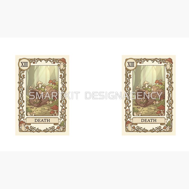 Death Mushroom Rebirth Tarot Art Mug - Image 3