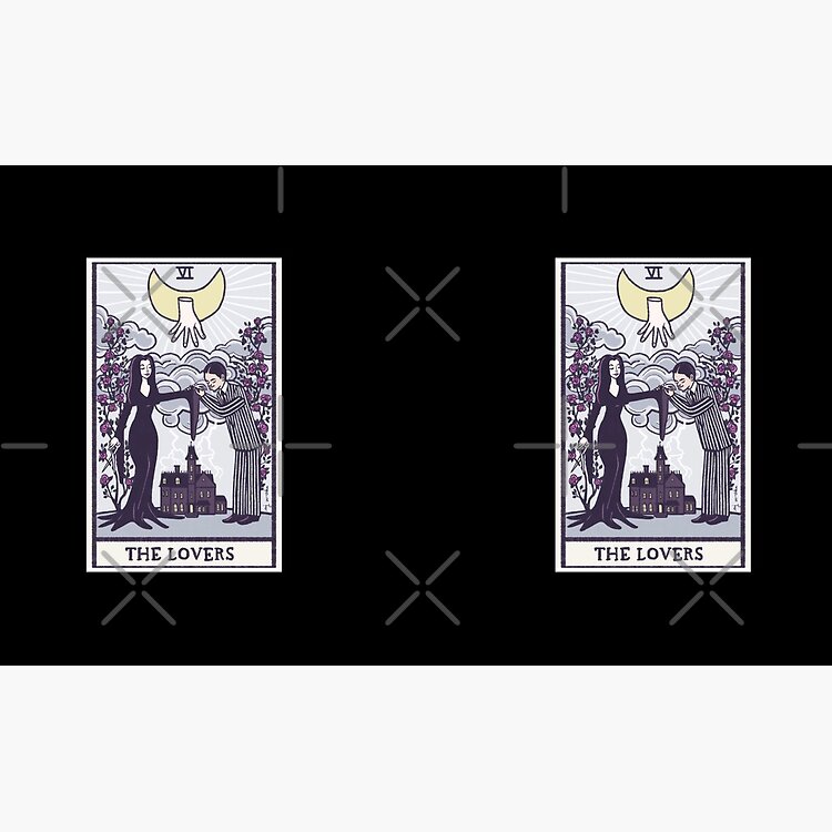 The Lovers Addams Family Tarot Design Mug - Image 3