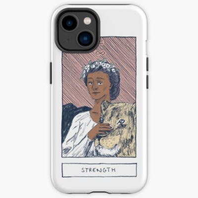 Strength Traditional Tarot Design Phone Case