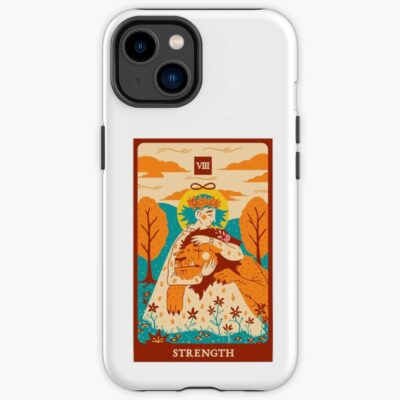 Strength Celestial Tarot Design Phone Case