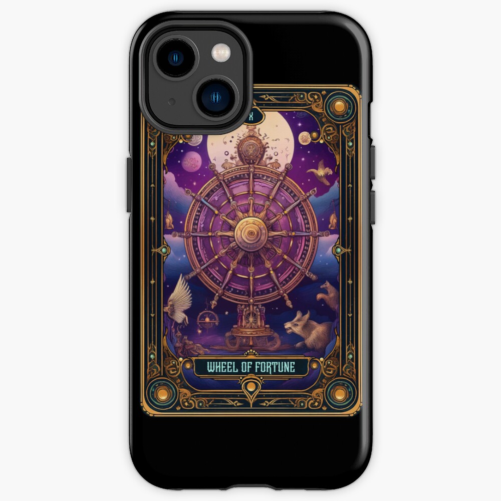 Wheel Of Fortune Mystic Tarot Design Phone Case