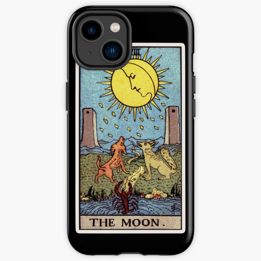 The Moon Xviii Tarot Design Phone Case
