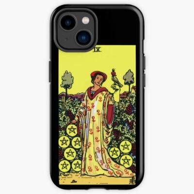 Nine Of Pentacles Nine Coins Tarot Phone Case
