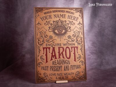 Victorian Fortune Teller Witchy Custom Tarot Wall Art