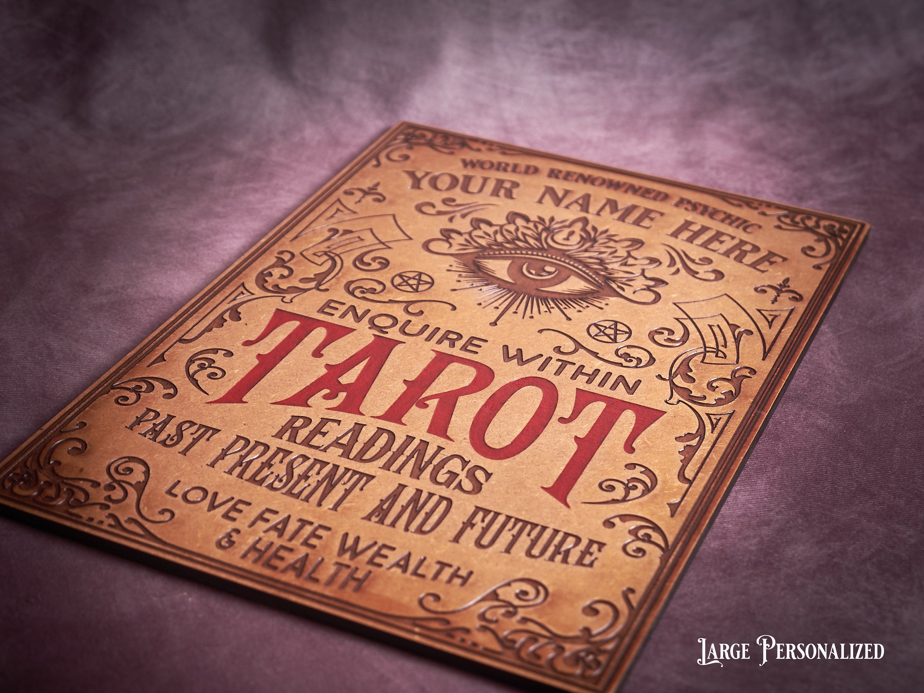Victorian Fortune Teller Witchy Custom Tarot Wall Art - Image 3