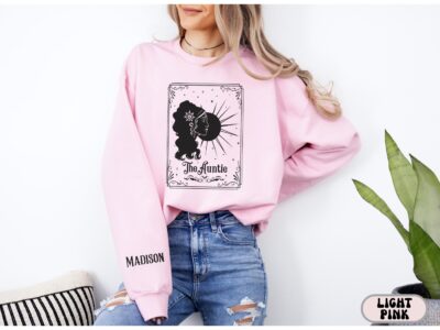 Celestial Aunt Moon Portrait Custom Sweatshirt