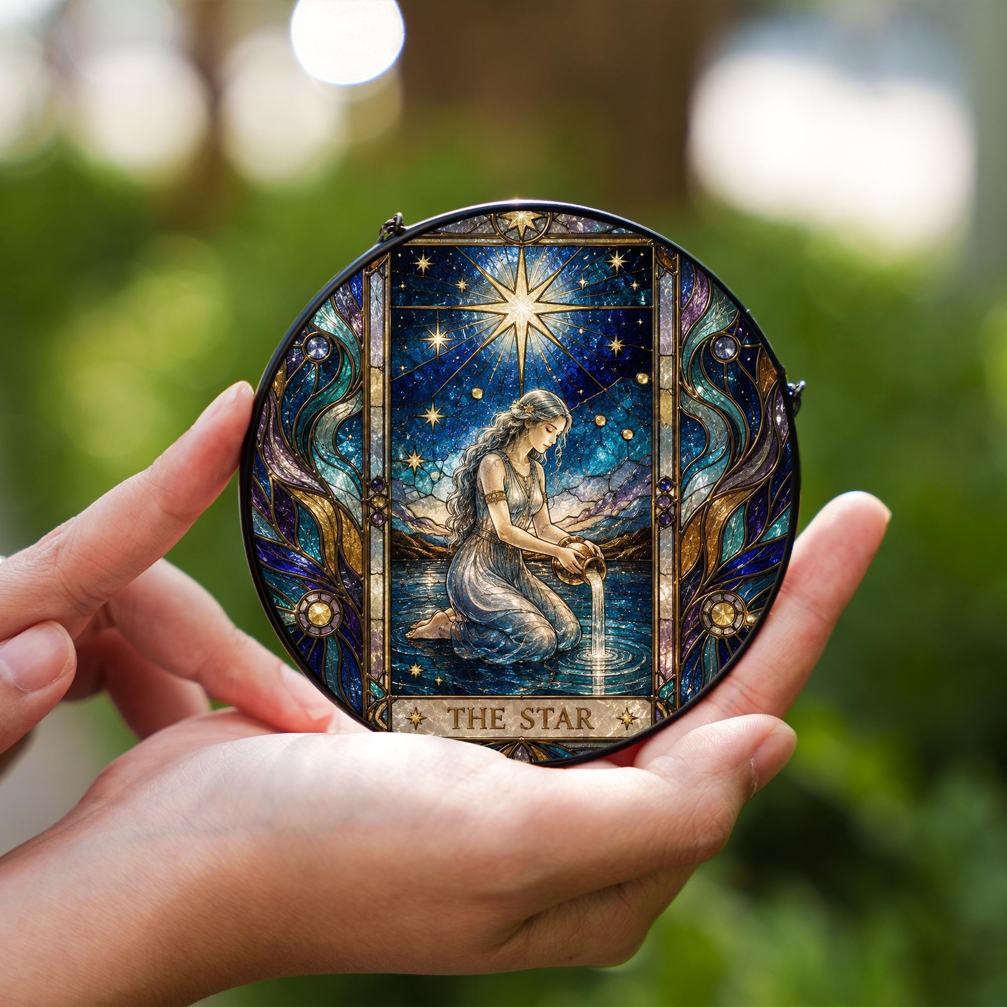 The Star Celestial Spiritual Tarot Suncatcher - Image 3