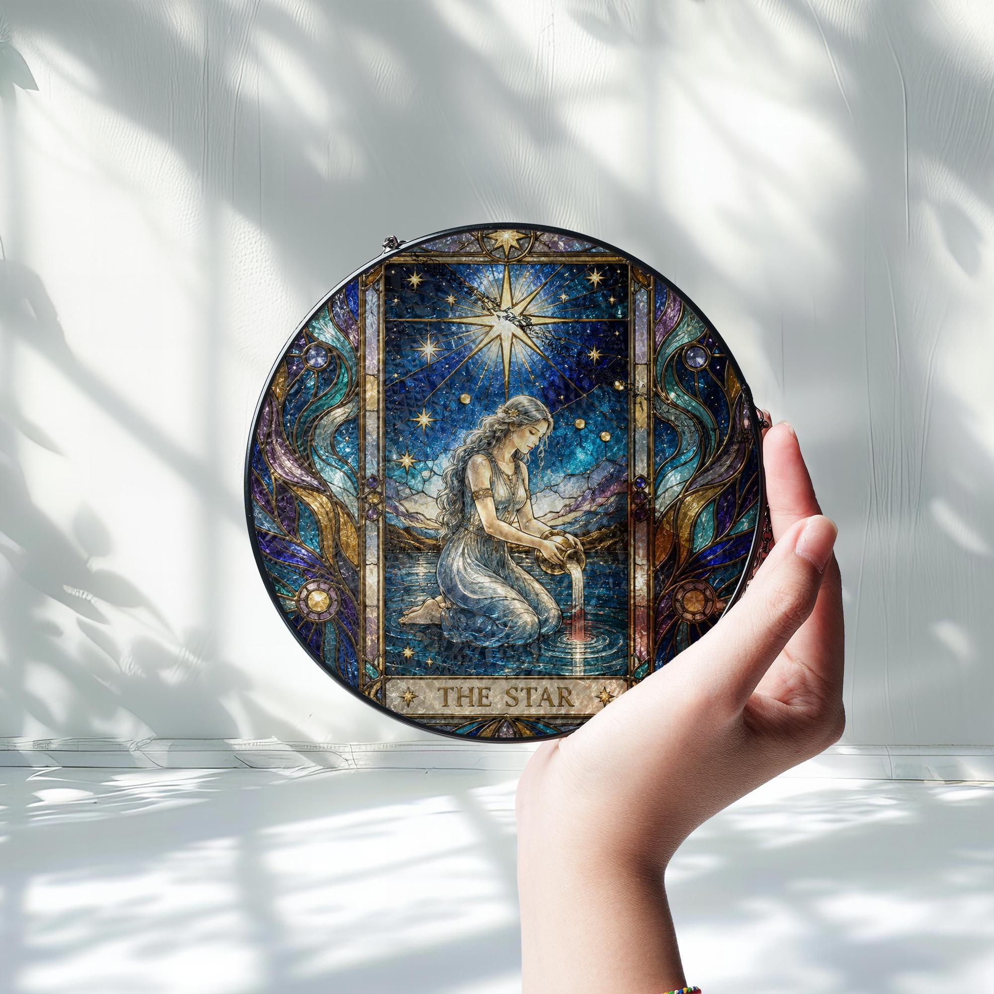 The Star Celestial Spiritual Tarot Suncatcher - Image 2