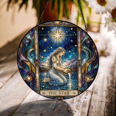The Star Celestial Spiritual Tarot Suncatcher