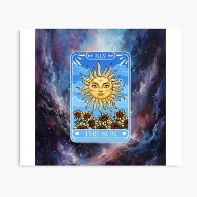 The Sun Enlightenment Joy Tarot Design Poster