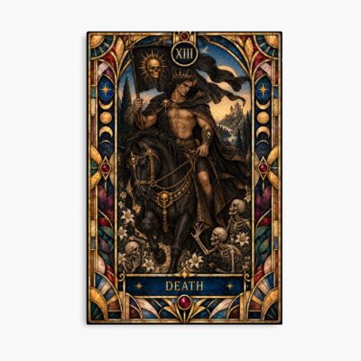 Death Tarot Classic Arcana Design Poster