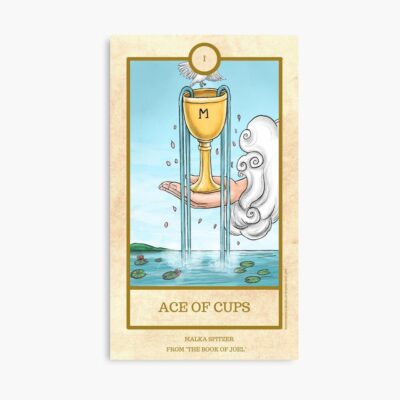 Ace Of Cups Malka Spitzer Design Poster