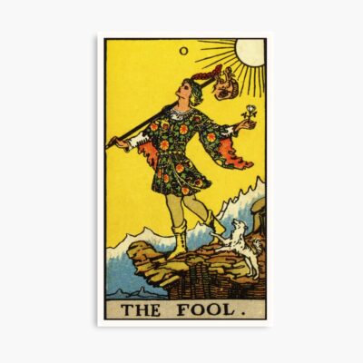 The Fool Zero Tarot Design Poster