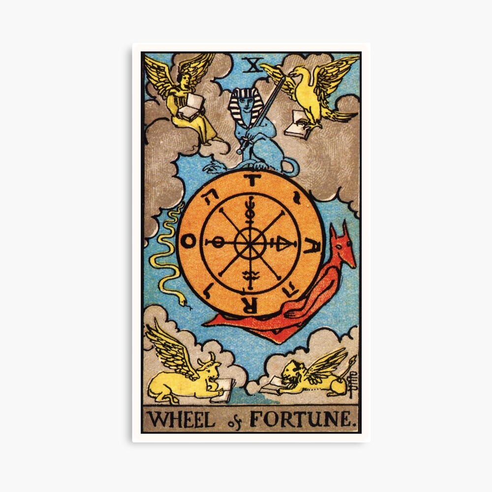 Wheel Of Fortune X Tarot Design Poster