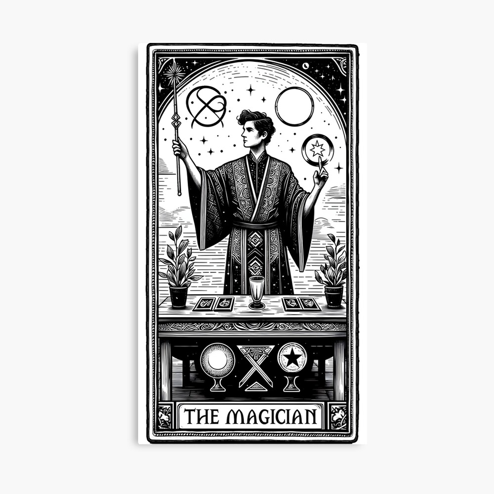 The Magician Major Arcana Design Poster