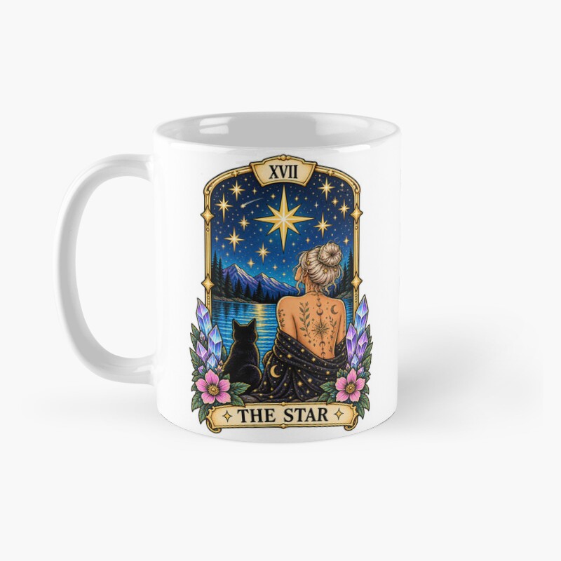 The Star Celestial Magic Tarot Design Mug - Image 2