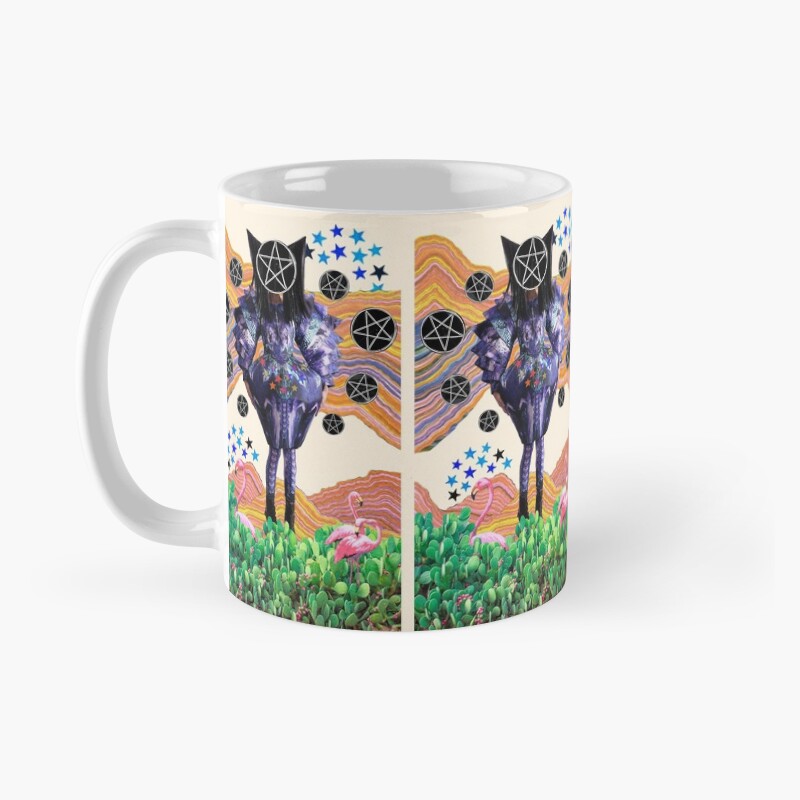 Nine Of Pentacles Mystic Tarot Design Mug - Image 2