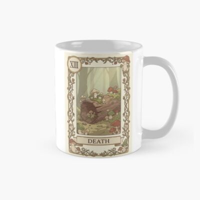 Death Mushroom Rebirth Tarot Art Mug
