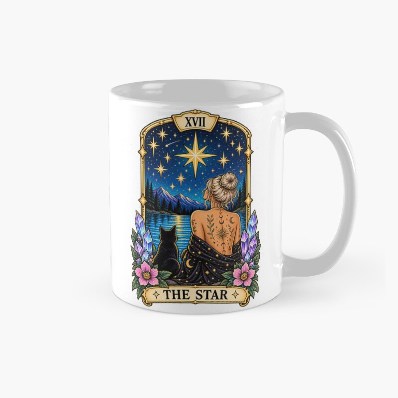 The Star Celestial Magic Tarot Design Mug