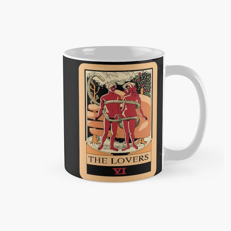 The Lovers Romantic Tarot Design Mug