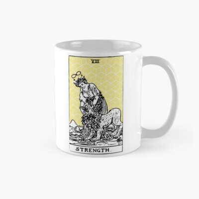 Strength Geometric Tarot Print Design Mug