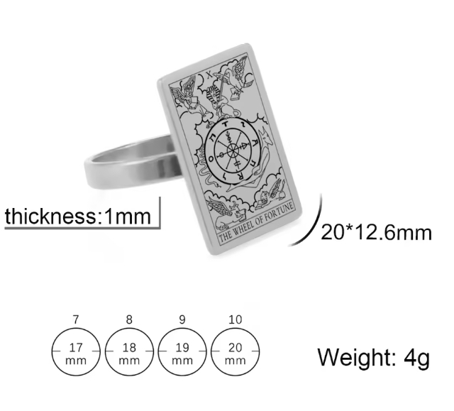 ring info - Tarot Merchandise