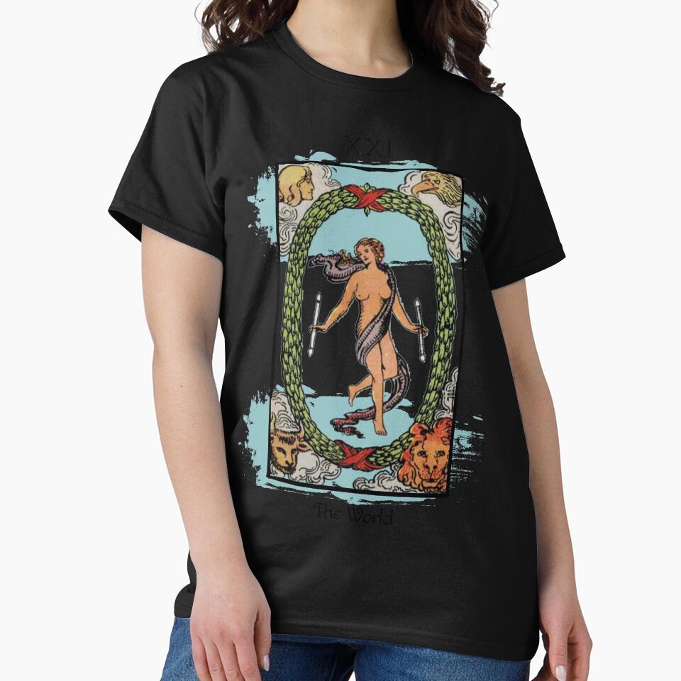 The World Tarot Celestial Design T-shirt - Image 3