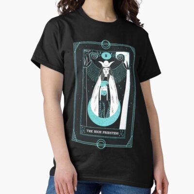 The High Priestess Tarot Arcana Design T-shirt
