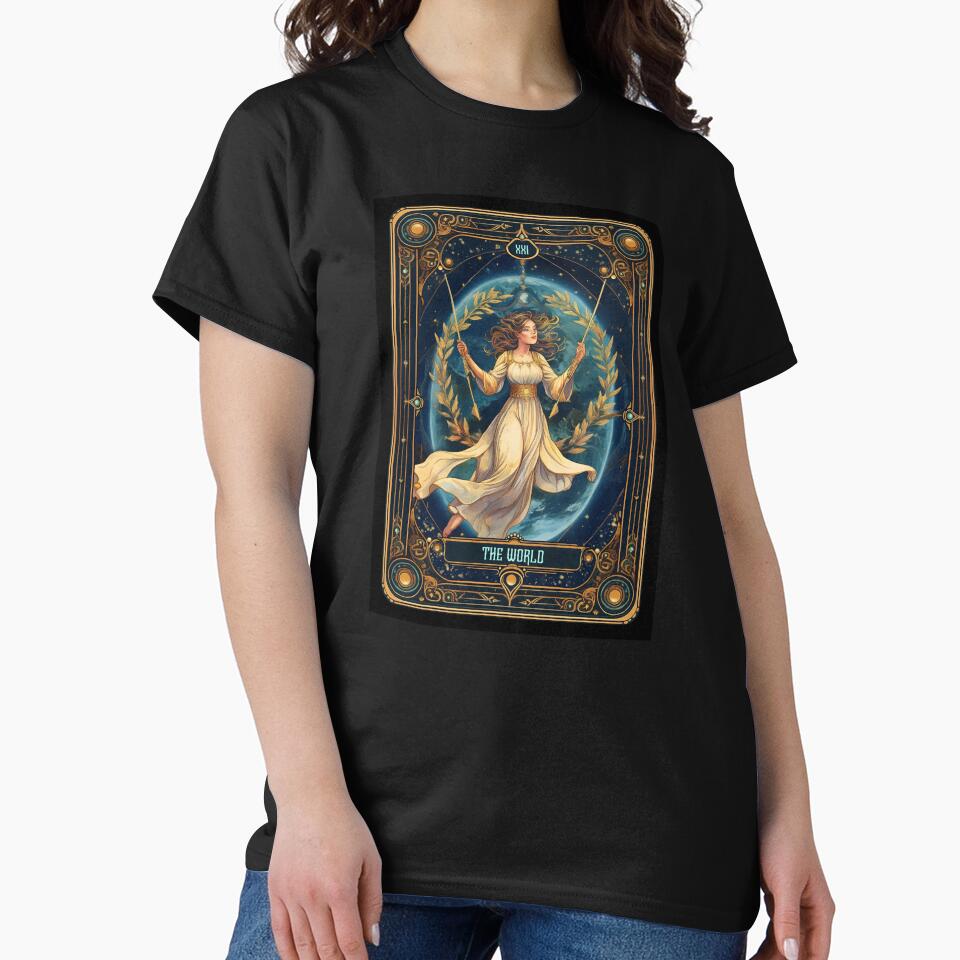 The World Tarot Arcana Design T-shirt - Image 3
