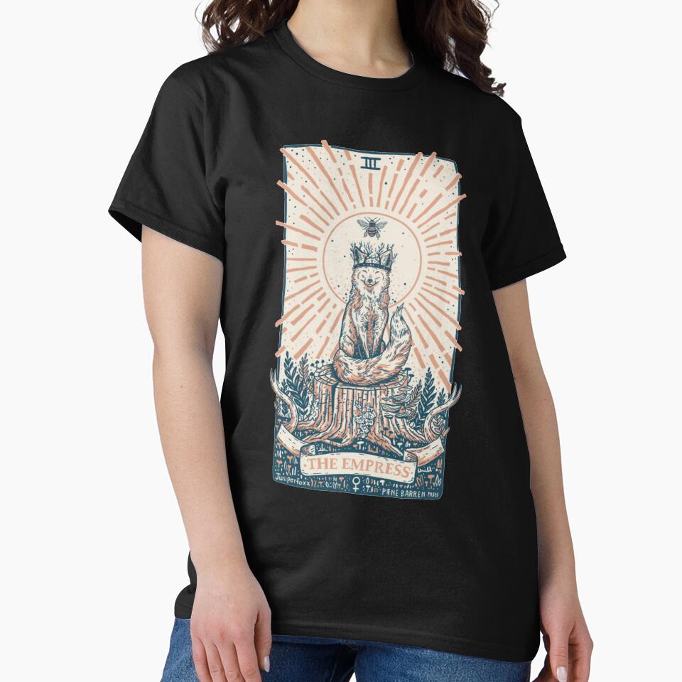 The Empress Tarot Mystic Design T-shirt - Image 2