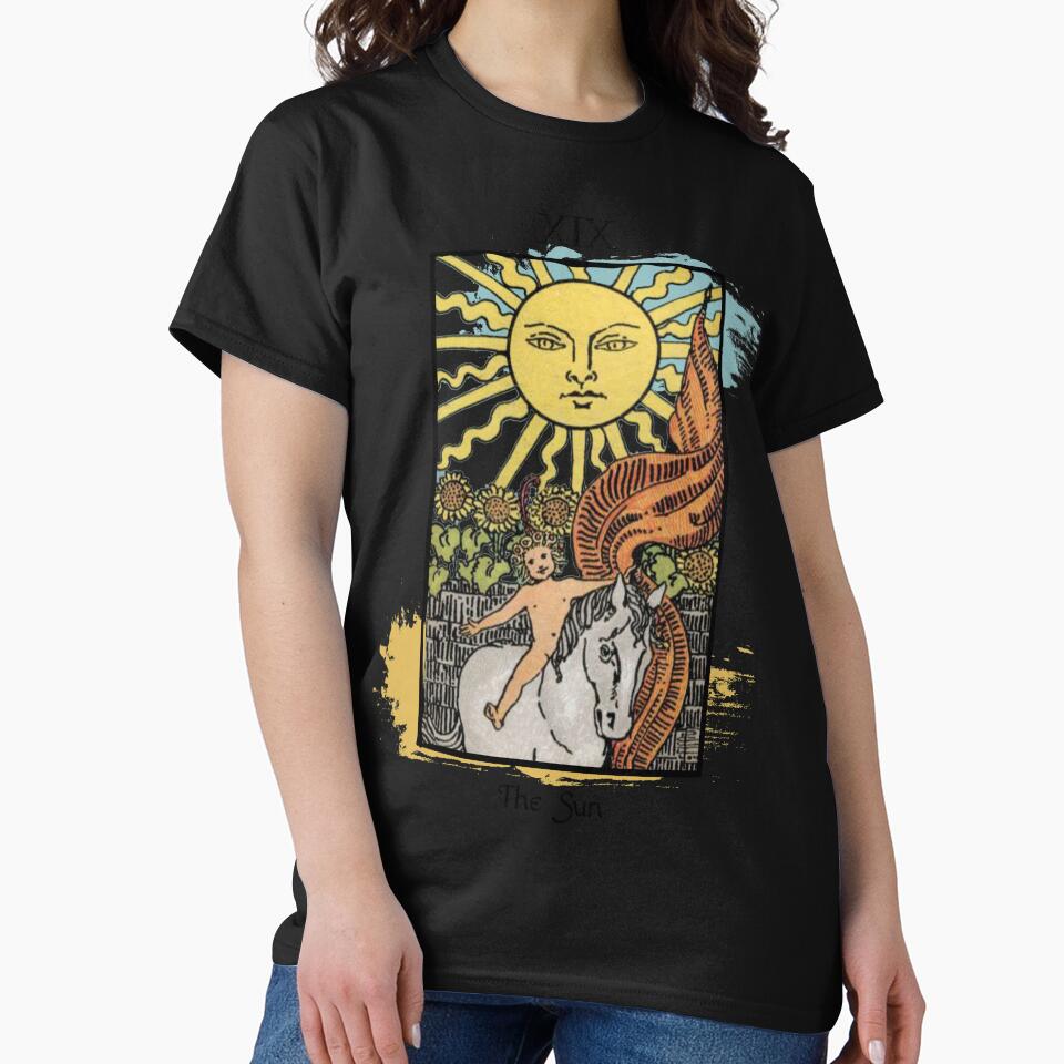 The Sun Tarot Arcana Design T-shirt - Image 2