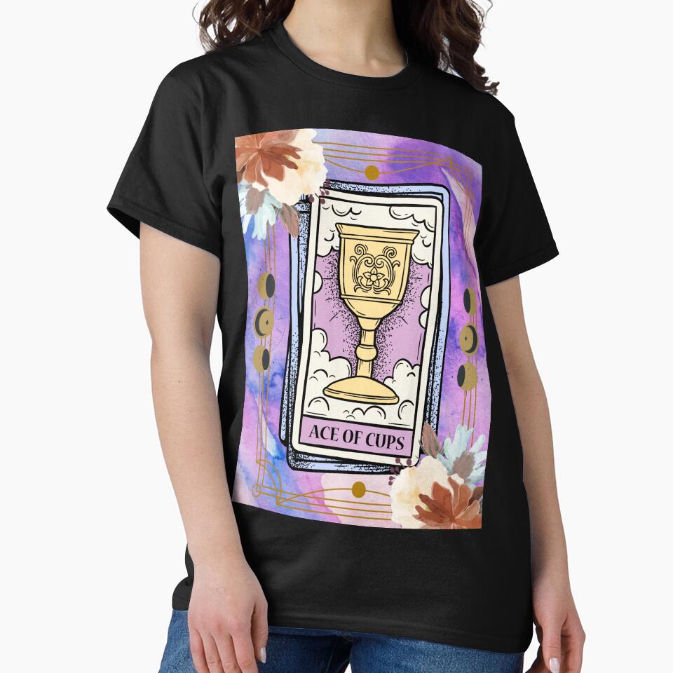 Ace Of Cups Mystic Design T-shirt - Image 3