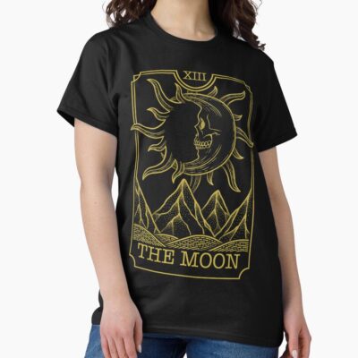 The Moon Tarot Mystic Design T-shirt
